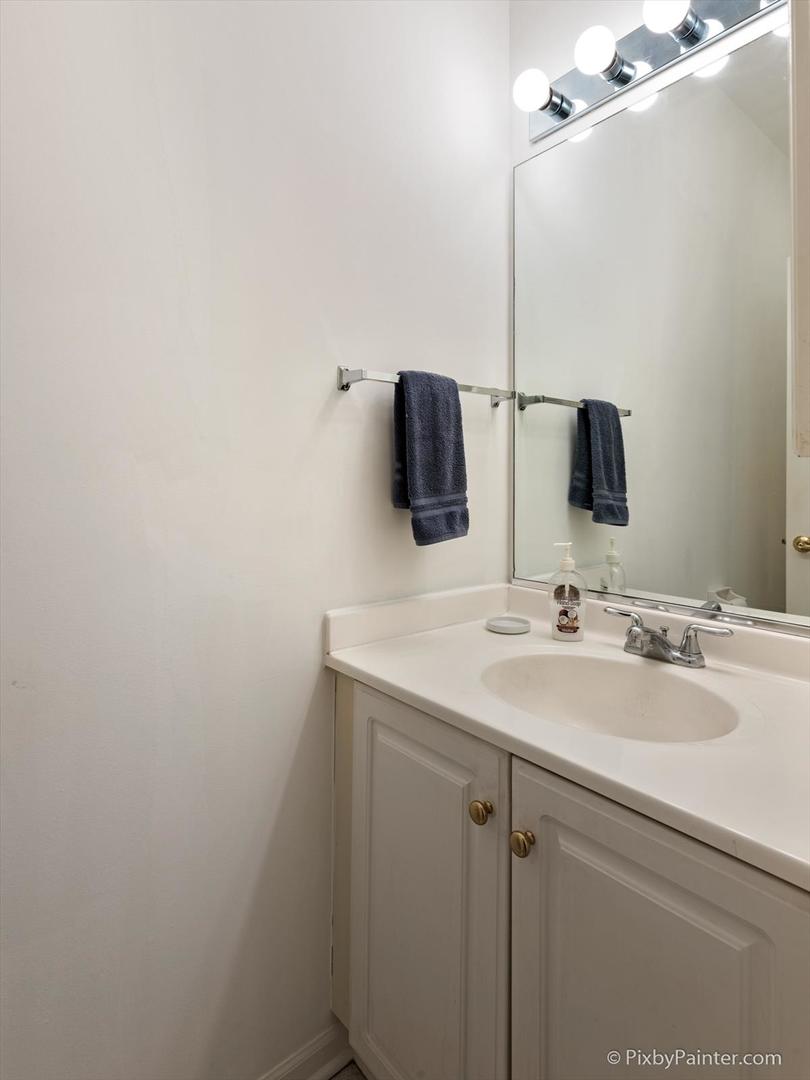 254 Charlotte Court Cary, IL 60013 - Photo 21 of 30 a bathroom with a sink and a mirror
