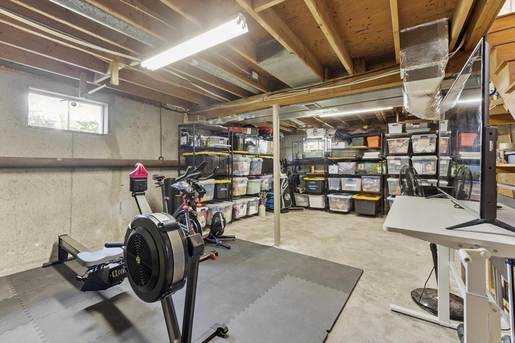 6 Edith Road Hudson, MA 01749 - Photo 23 of 30 a view of a room with gym equipment