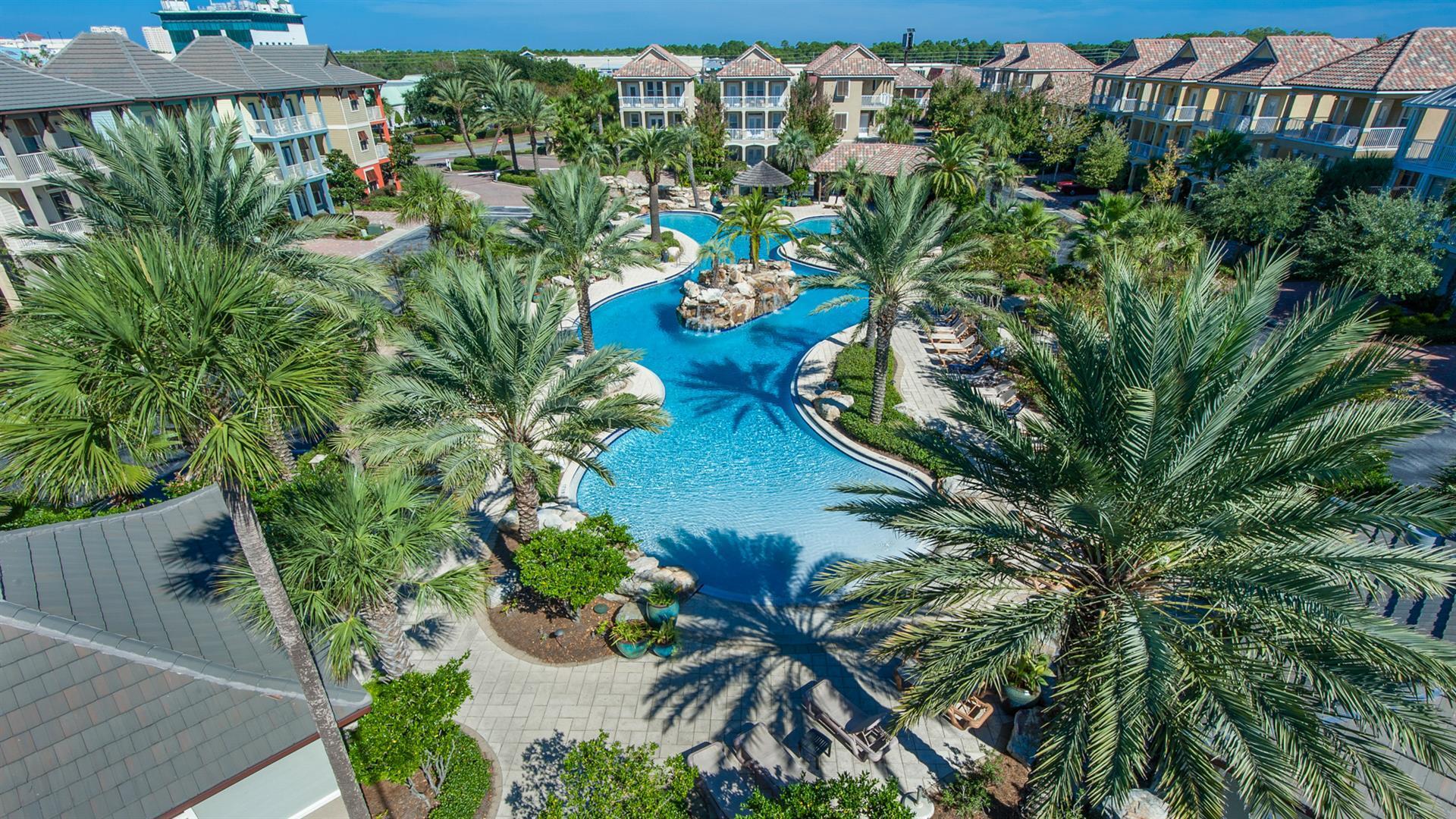 222 Kono Way Destin, FL 32541 - Photo 2 of 36 Pool Aerial 2