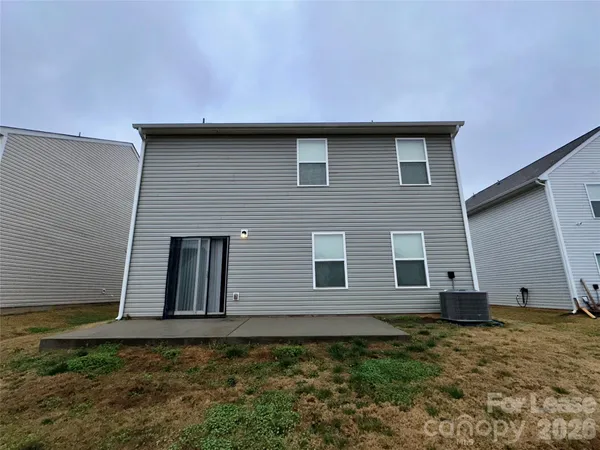 a backyard of a house