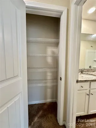 a view of storage and utility room