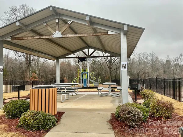 a view of outdoor space with seating