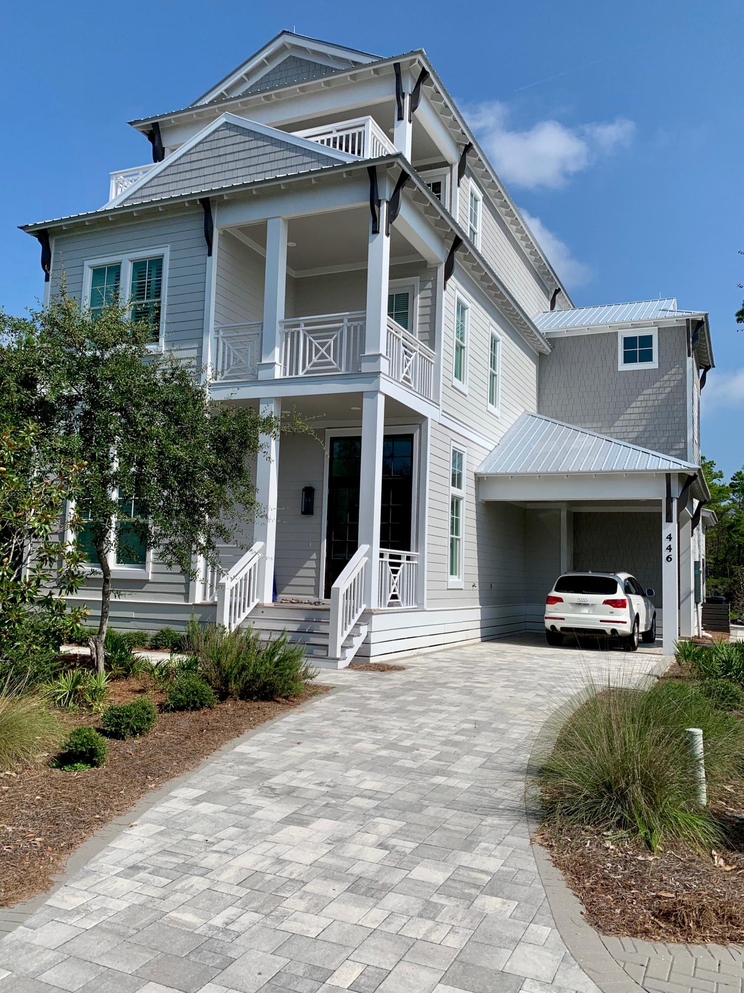 446 Morgans Trail Santa Rosa Beach, FL 32459 - Photo 1 of 1 a view of house with outdoor space and parking