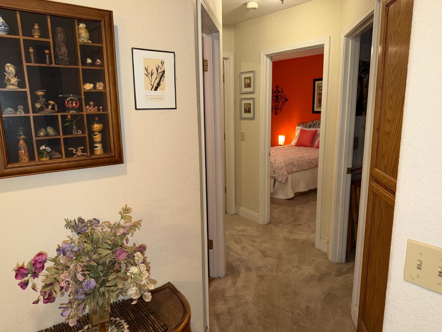 645 Rigby Lane Applegate, CA 95703 - Photo 44 of 52 a view of a hallway with closet and bathroom