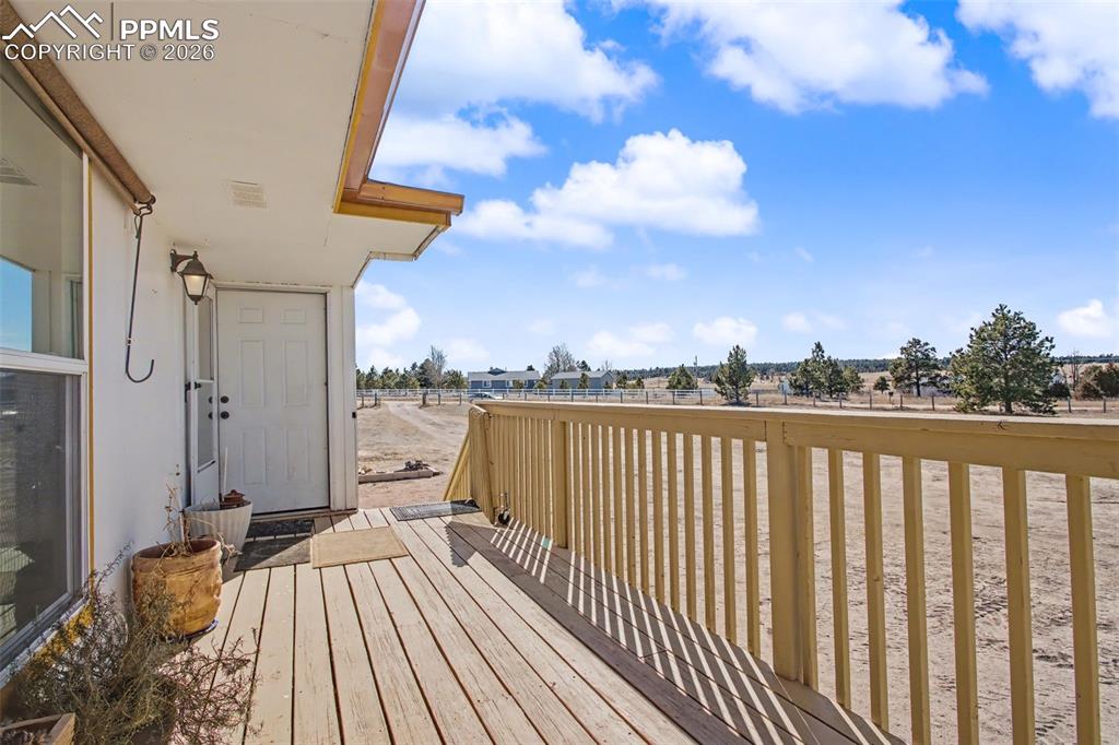 12380 Old Barn Road Elbert, CO 80106 - Photo 29 of 42 a view of balcony with city view