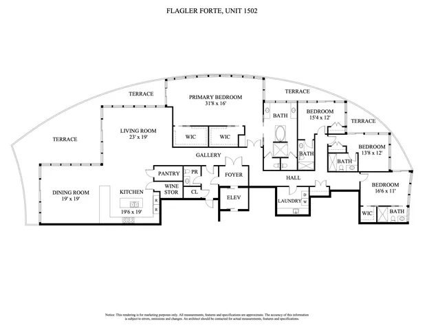 $95,000 | 1333 South Flagler Drive, Unit 1502, West Palm Beach, FL 33401