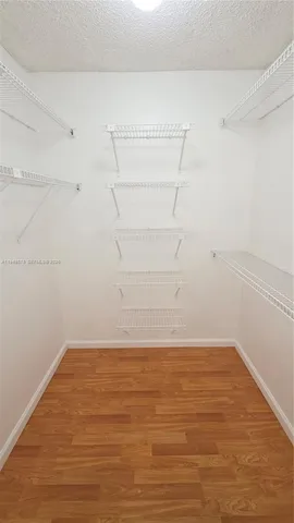 a view of a room with empty racks