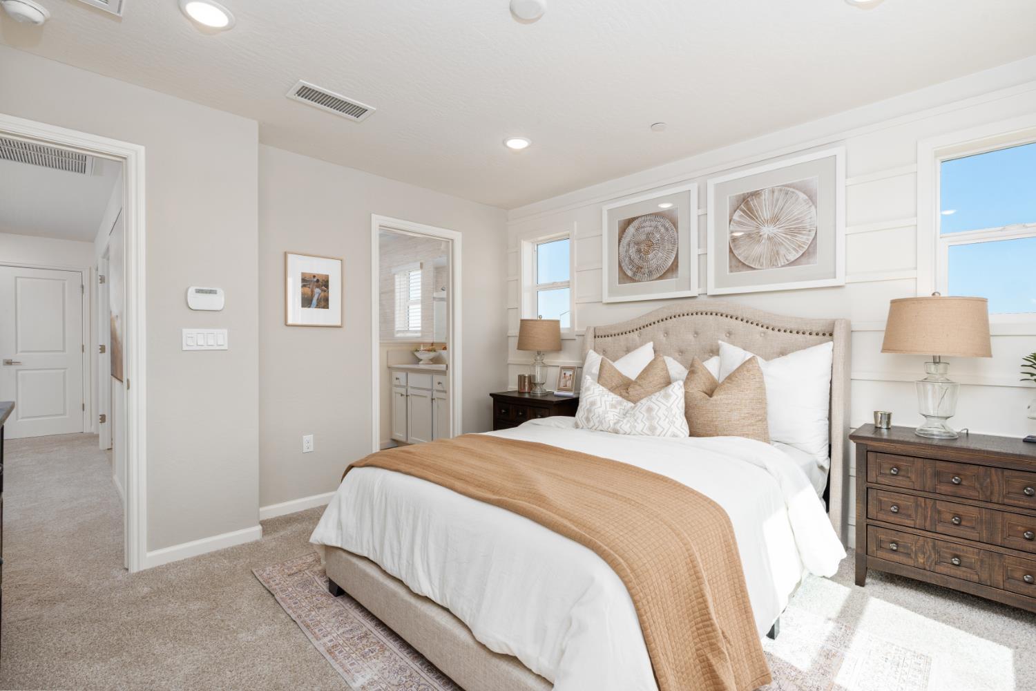 1489 Farmhouse Lane Clovis, CA 93619 - Photo 26 of 33 a bedroom with a bed and a cabinets