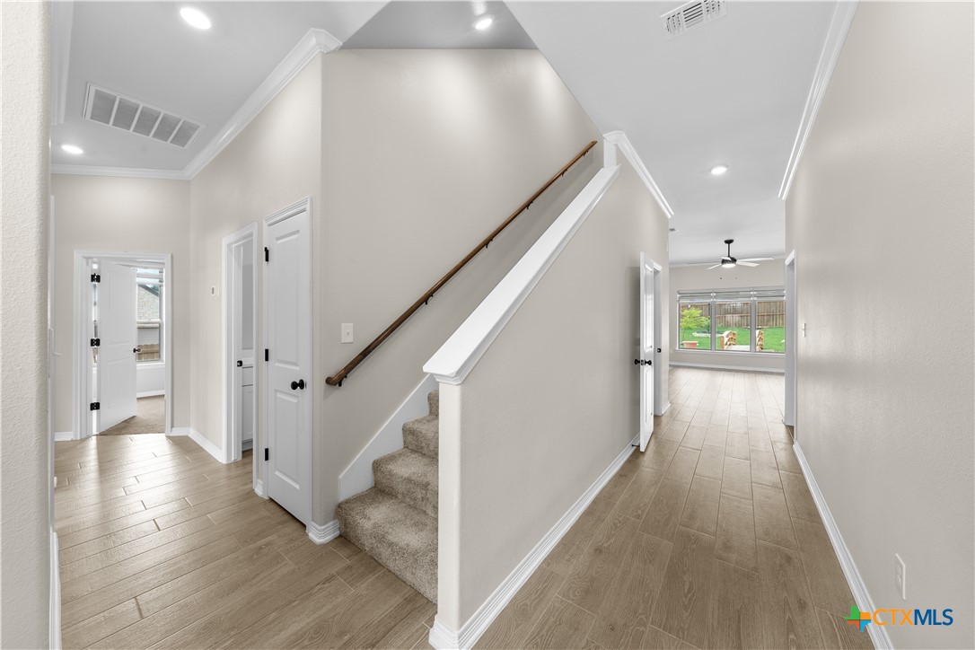 3405 Waggoner Drive Belton, TX 76513 - Photo 7 of 48 a view of an entryway with wooden floor