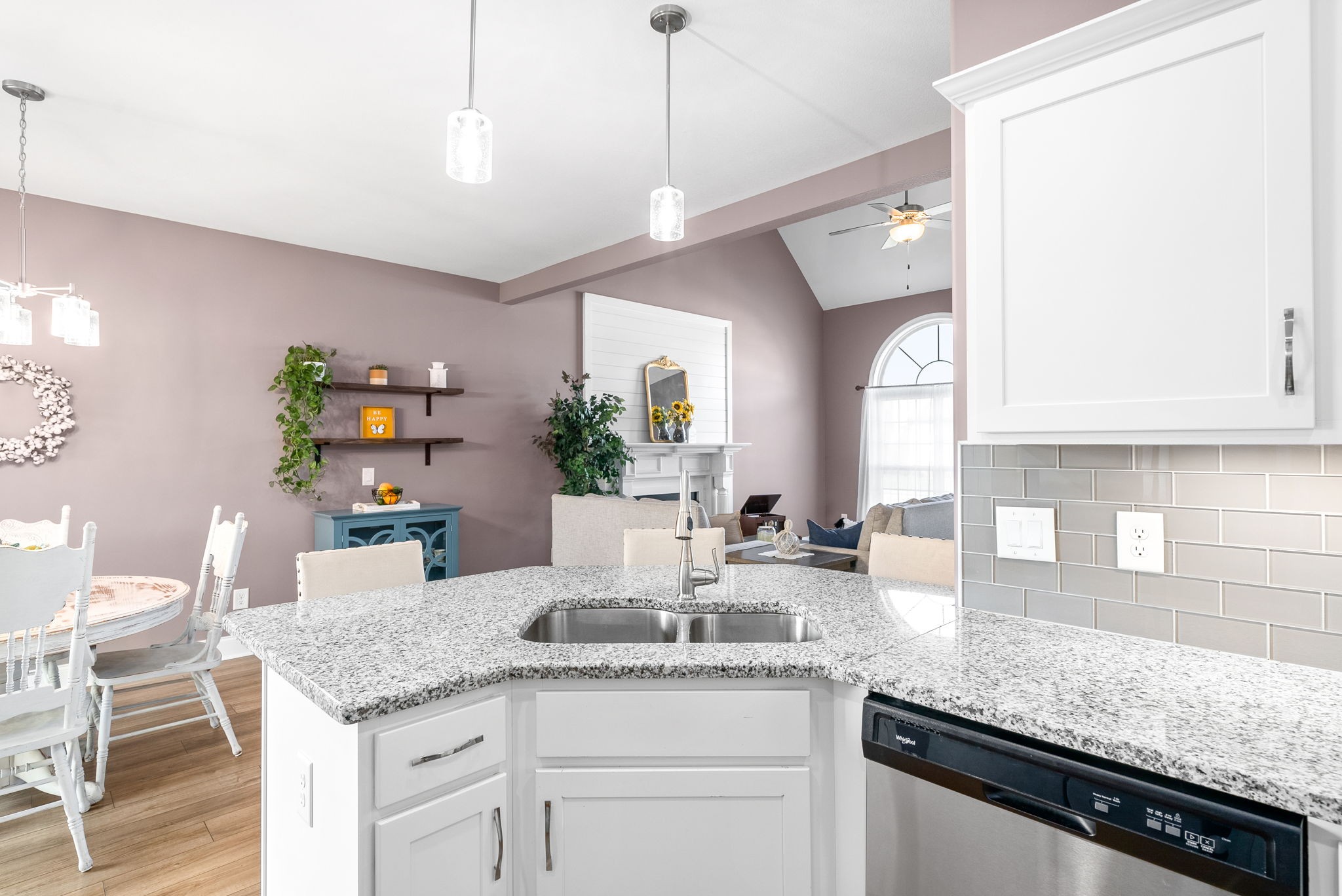 2251 Allen-Griffey Road Clarksville, TN 37042 - Photo 14 of 31 a kitchen with granite countertop kitchen island a counter space and wooden floor