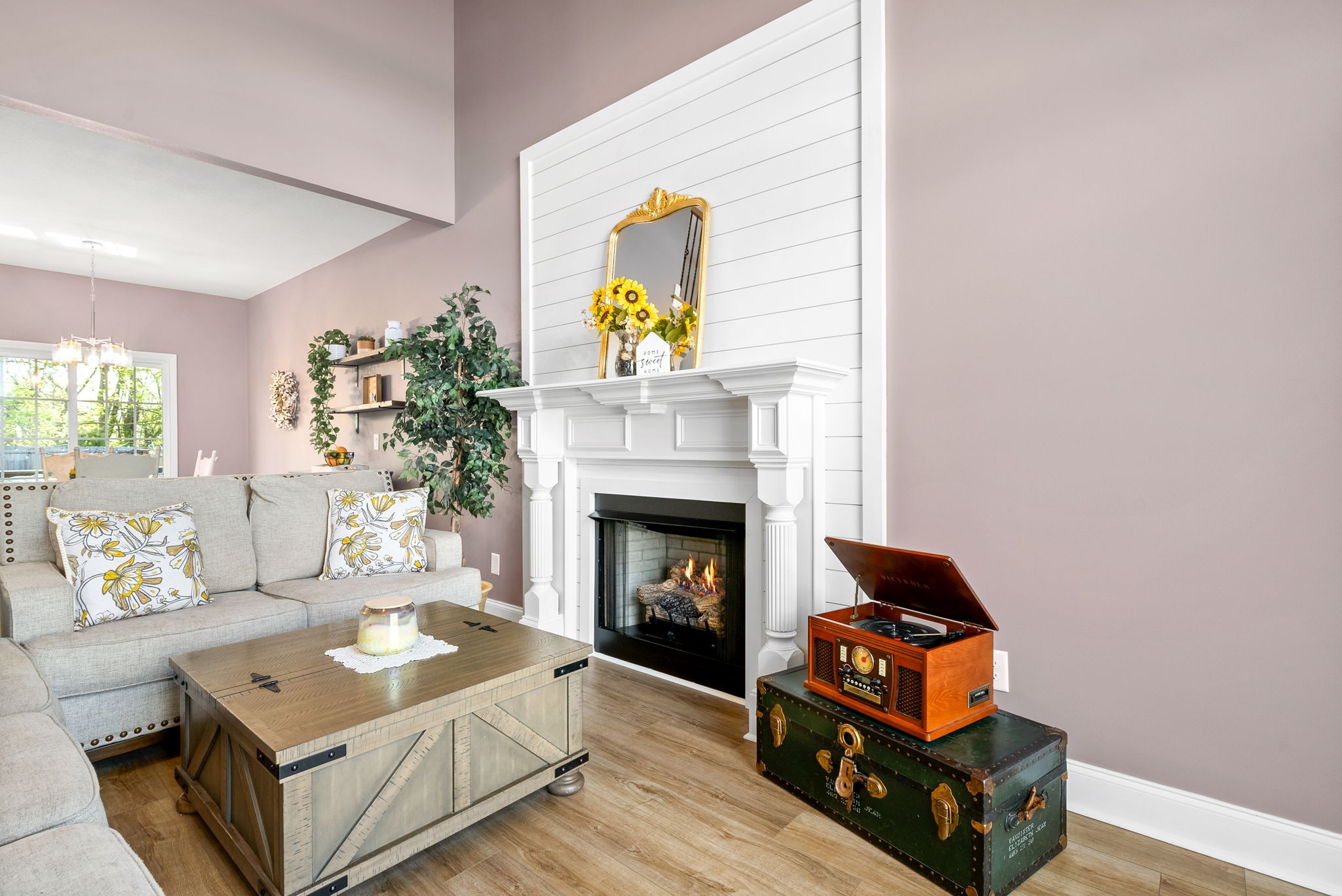 2251 Allen-Griffey Road Clarksville, TN 37042 - Photo 8 of 31 a living room with furniture and a fireplace