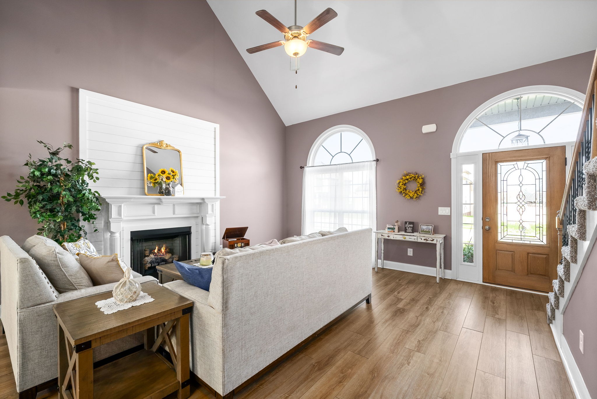 2251 Allen-Griffey Road Clarksville, TN 37042 - Photo 9 of 31 a living room with furniture and a fireplace