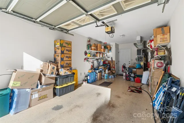 a view of a storage in a room