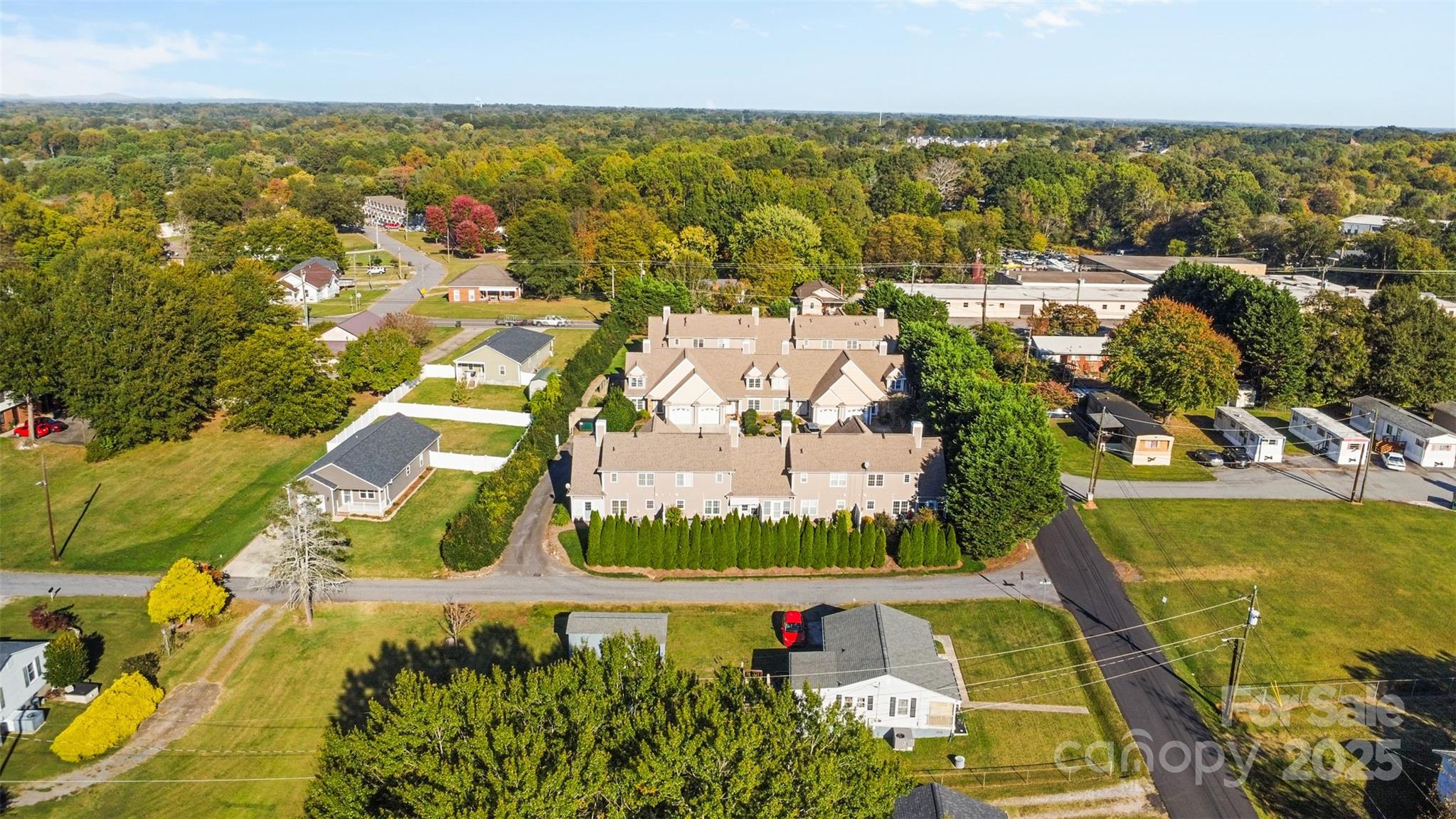 1553 16th Avenue Northeast, Unit 7 Hickory, NC 28601 - Photo 30 of 32 an aerial view of residential houses with outdoor space
