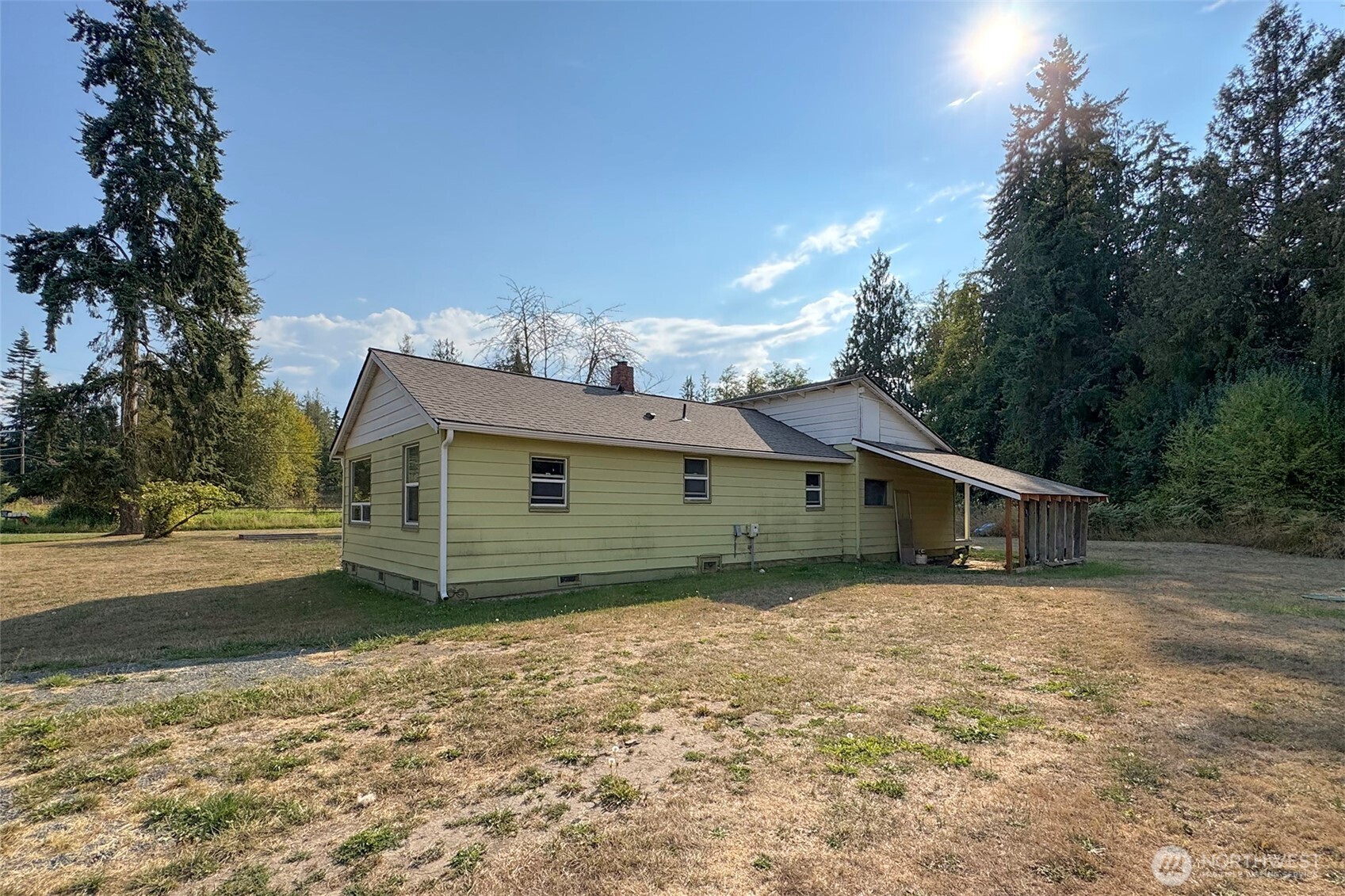 190 Pierson Road Sequim, WA 98382 - Photo 32 of 40 a view of a house with a yard