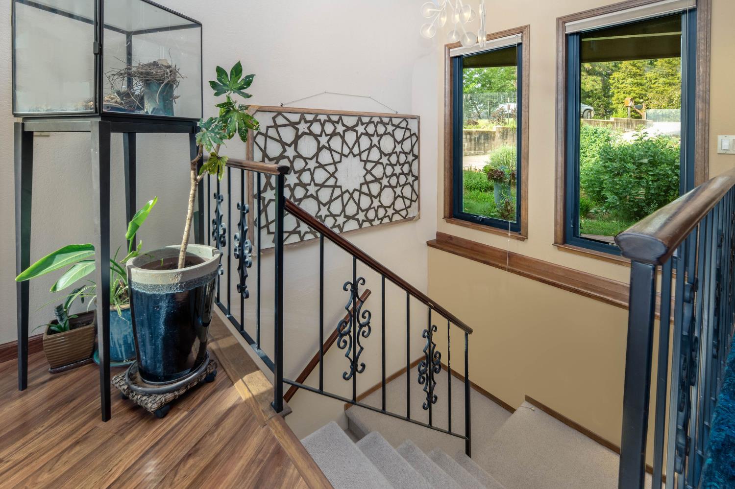 16105 John Way Grass Valley, CA 95949 - Photo 37 of 71 a view of entryway with wooden floor and windows
