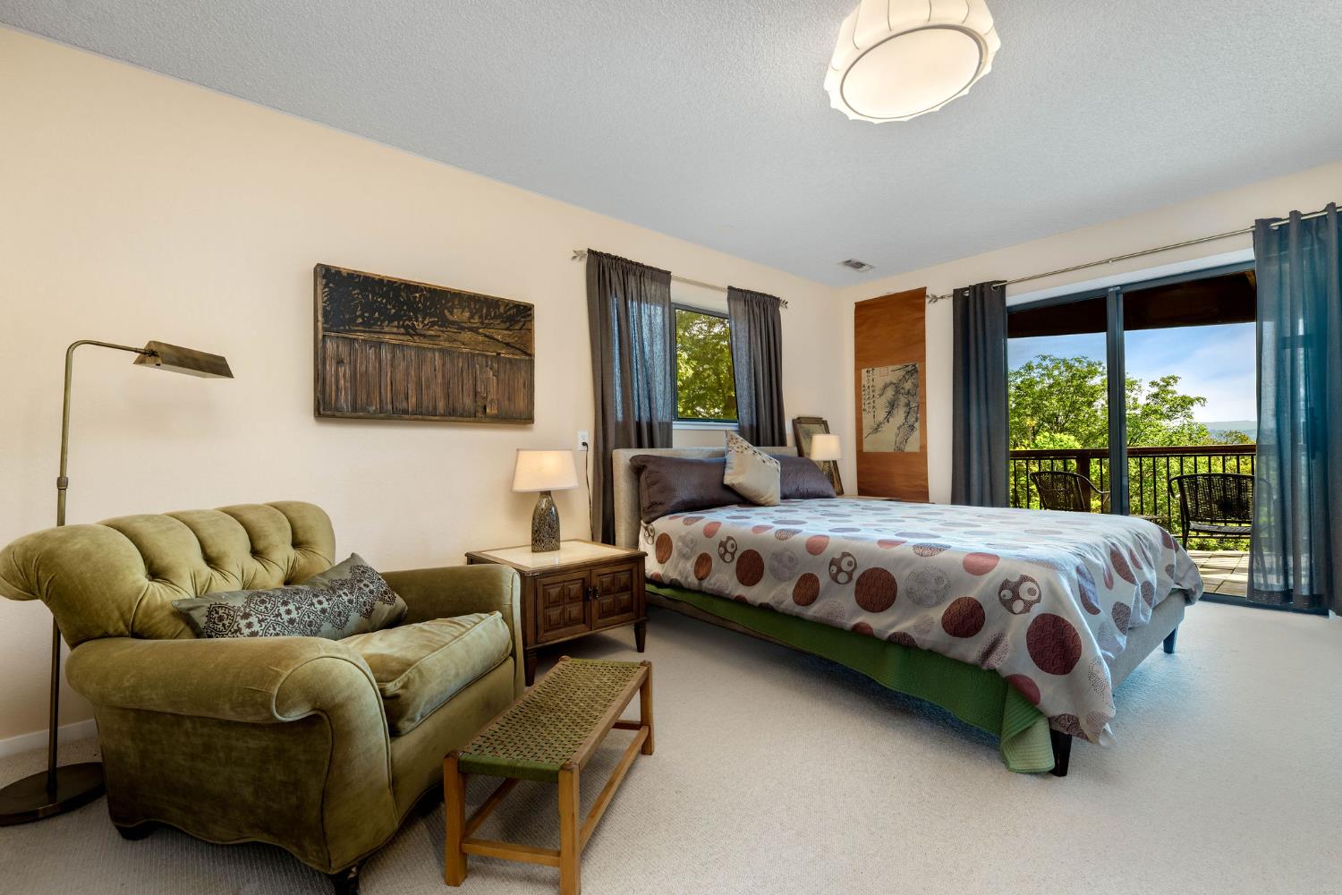 16105 John Way Grass Valley, CA 95949 - Photo 42 of 71 a bedroom with a bed couch and window