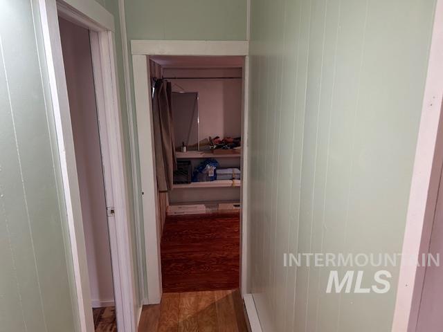 820 Sweeney Road Elk City, ID 83525 - Photo 21 of 45 Corridor featuring light wood-style floors