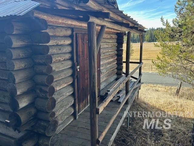 820 Sweeney Road Elk City, ID 83525 - Photo 26 of 45 Exterior view of log siding