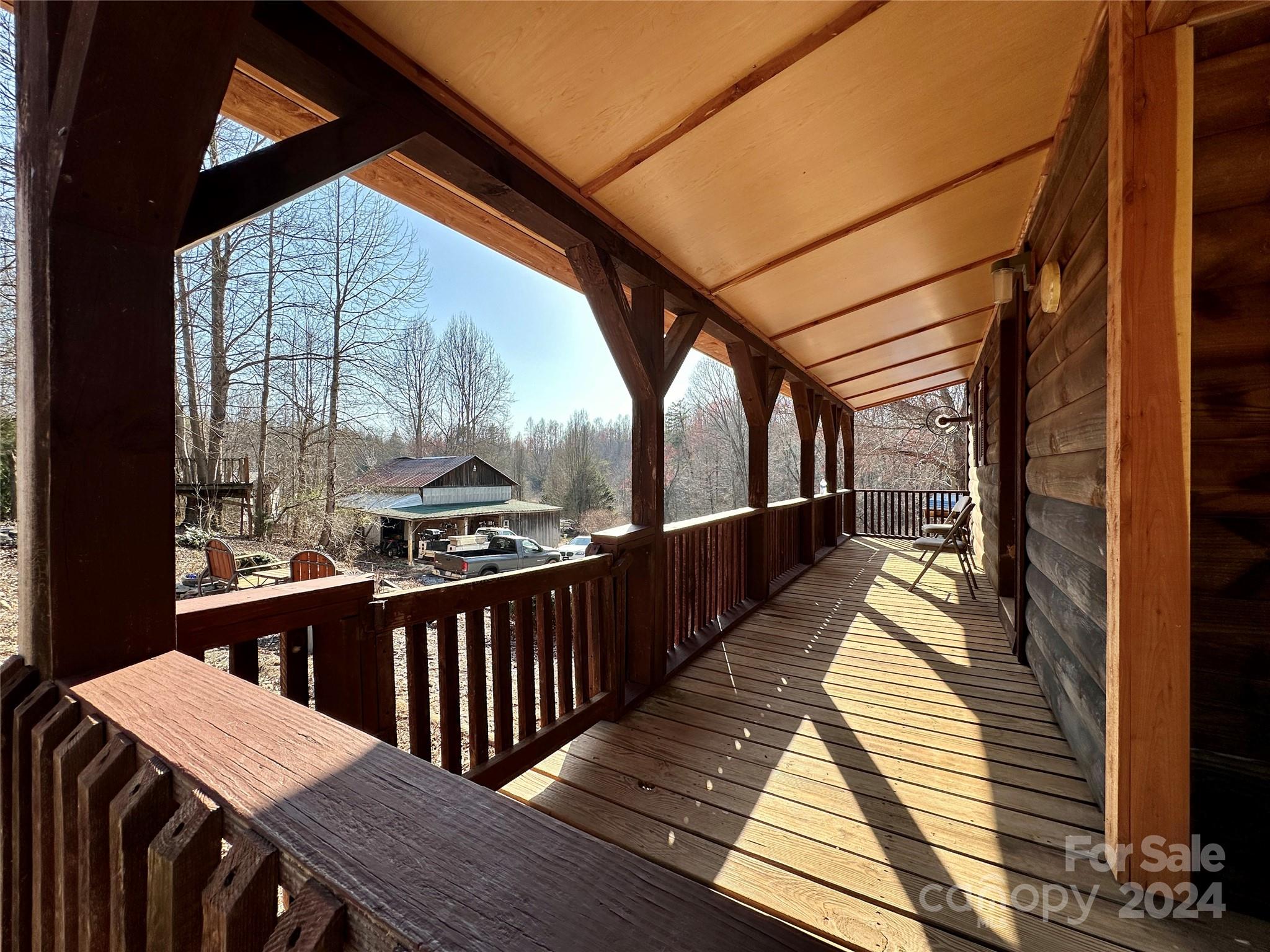 4453 Scott Road Morganton, NC 28655 - Photo 16 of 44 a view of balcony and deck