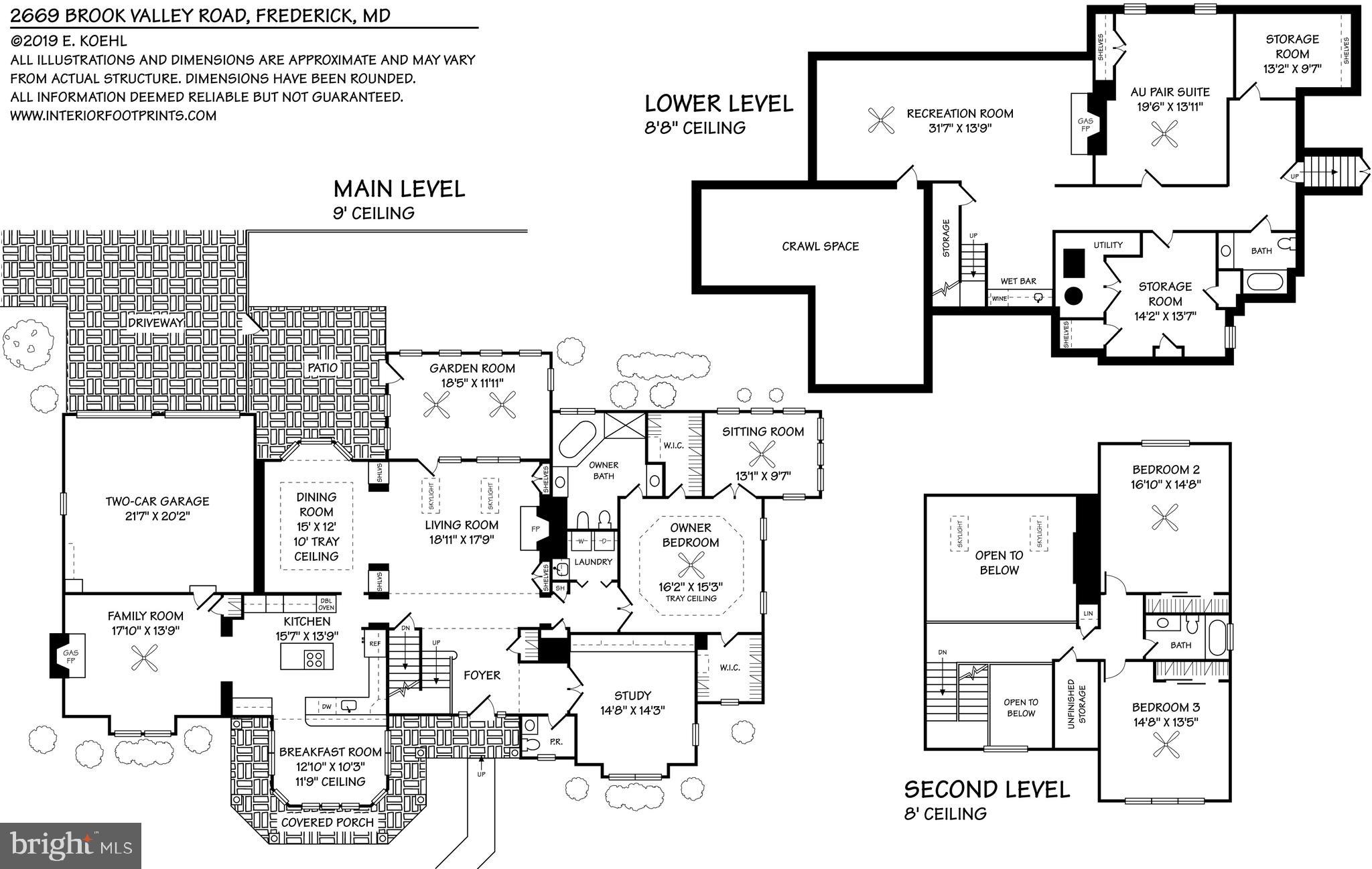 2669 Brook Valley Road Frederick, MD 21701 - Photo 70 of 70 THE FLOOR PLAN FOR THIS DISTINCTIVE HOME