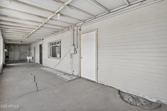 a view of a house with a porch
