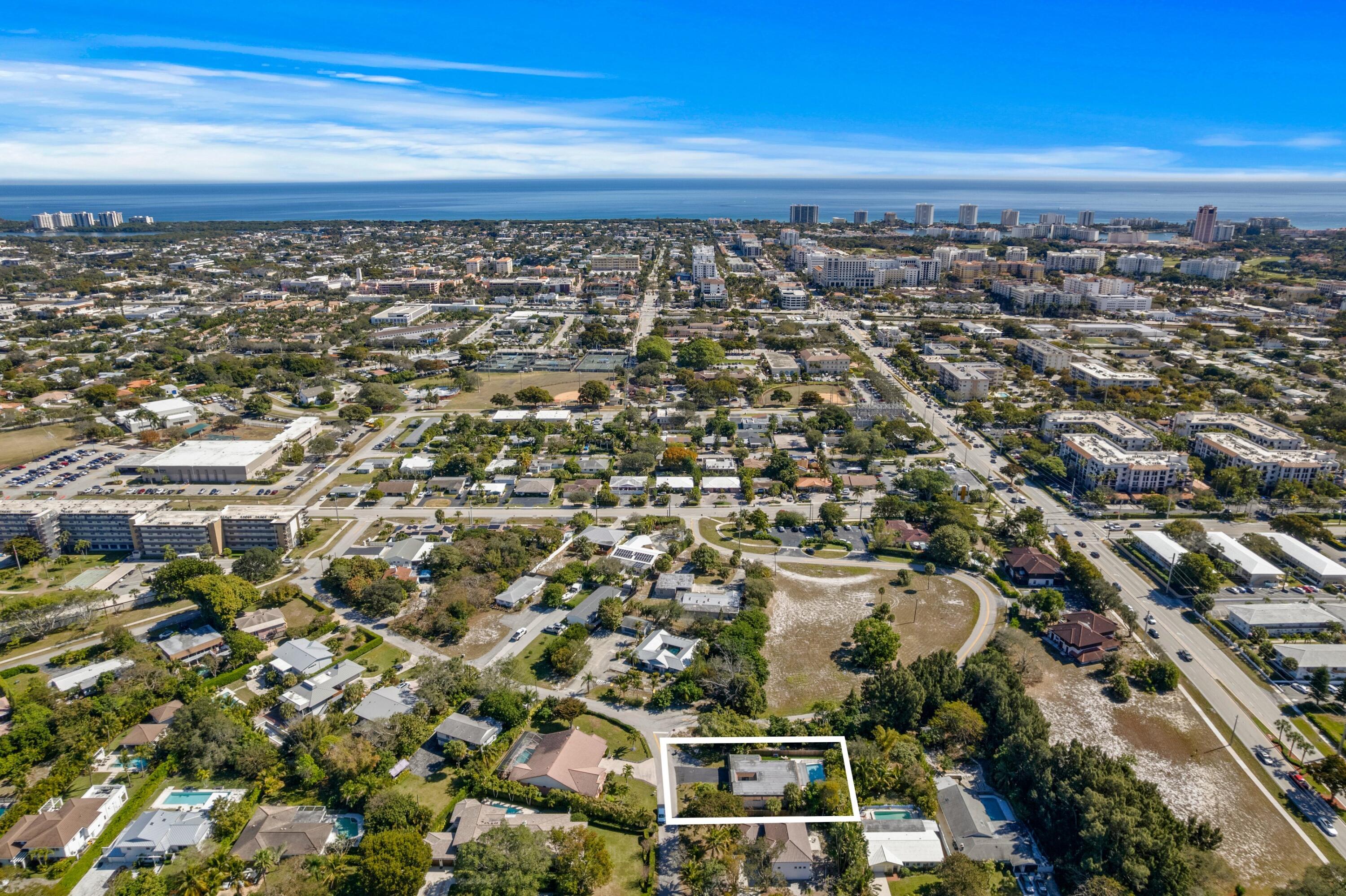 486 Northwest 1st Street Boca Raton, FL 33432 - Photo 32 of 48 Aerial Neighborhood View