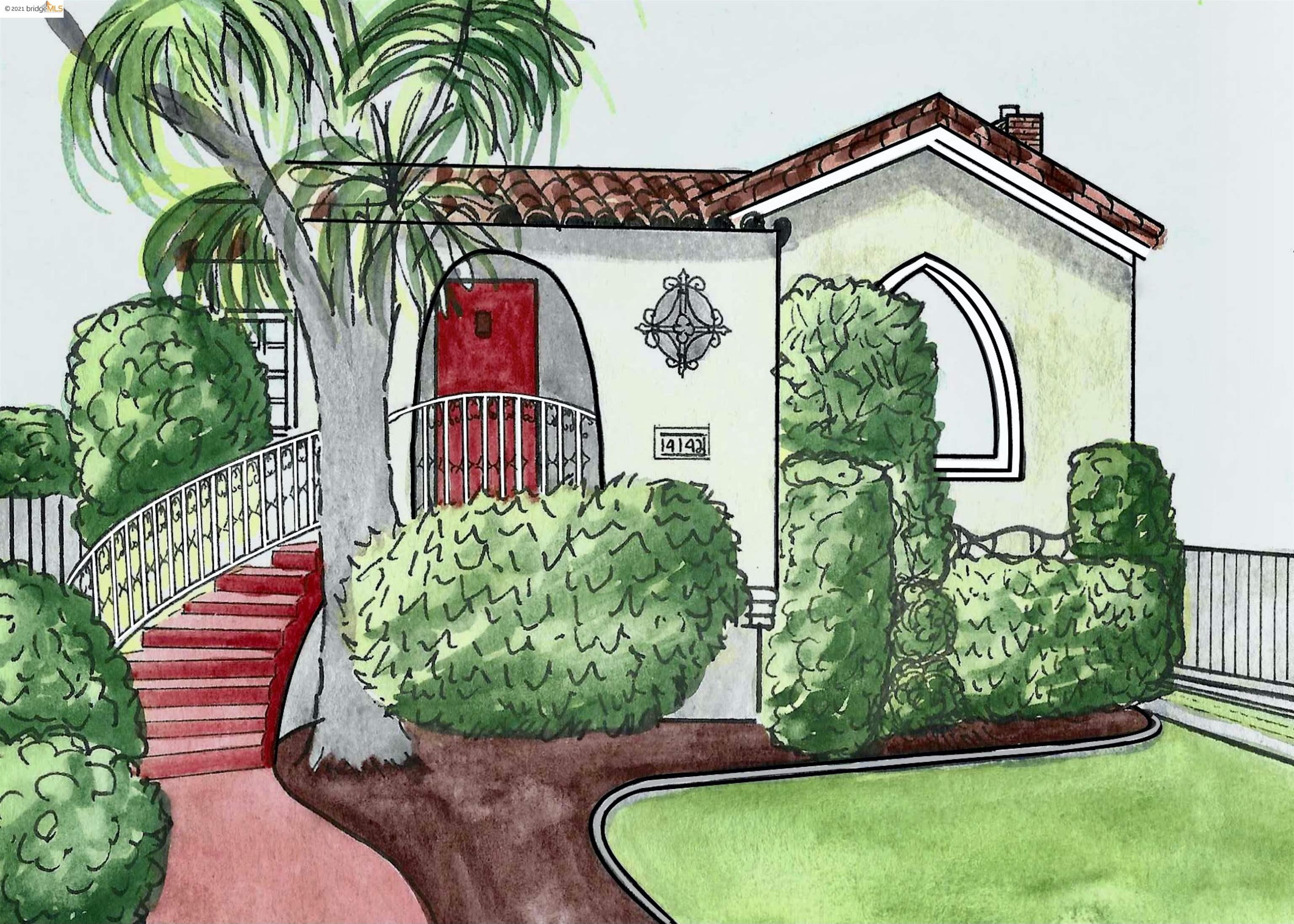 4142 Waterhouse Road Oakland, CA 94602 - Photo 1 of 1 a front view of a house with a yard