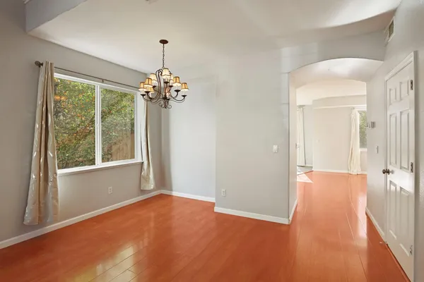 a view of livingroom with natural light