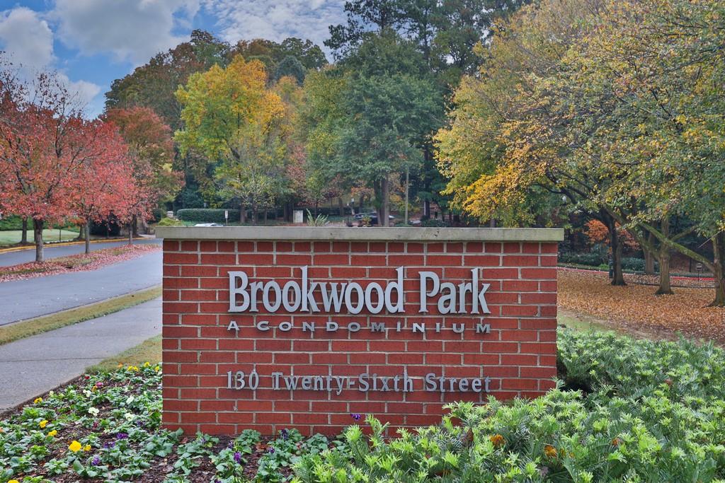 a sign on the side of a building