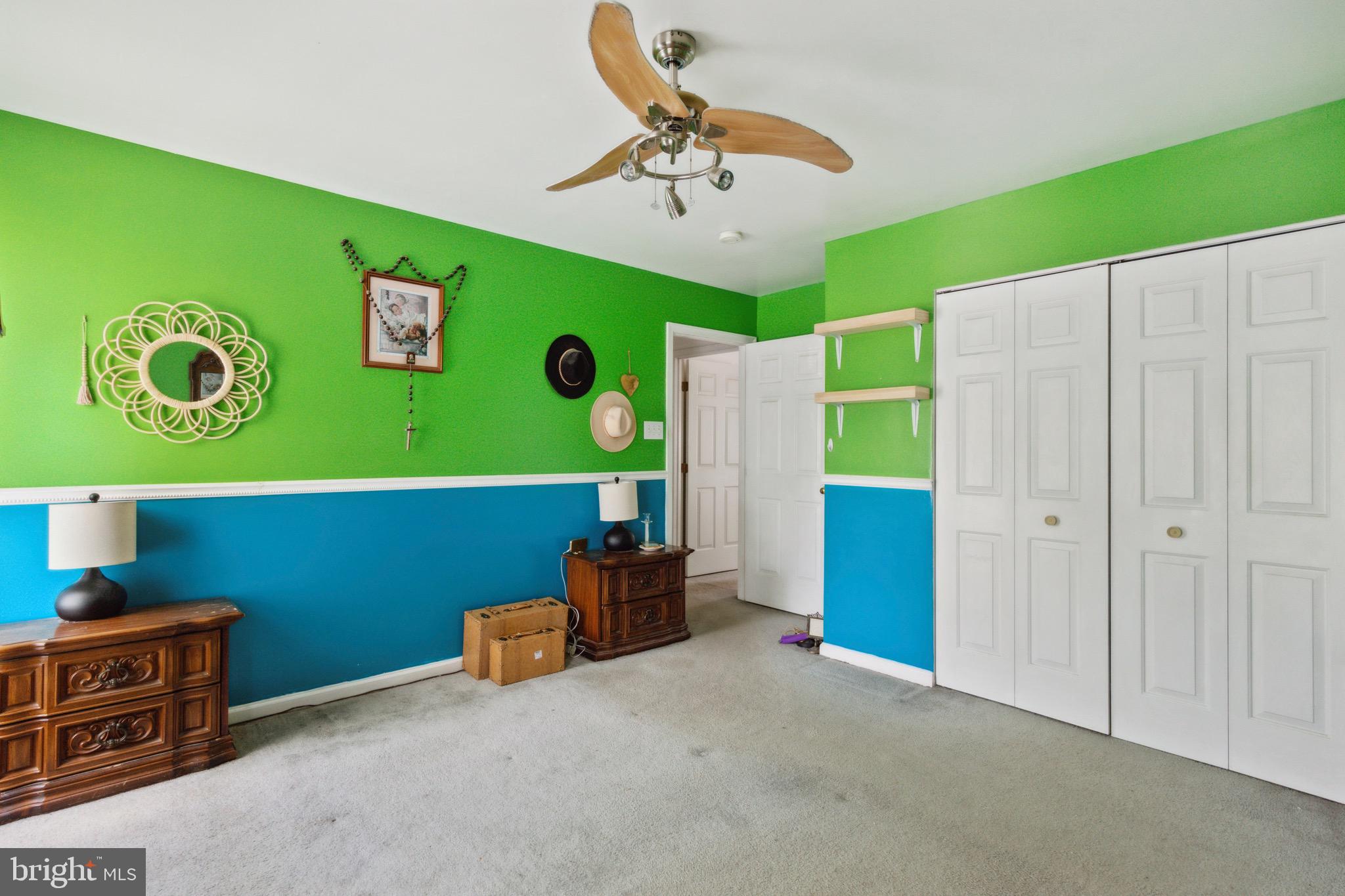38 Cherry Tree Court Spring City, PA 19475 - Photo 24 of 35 a view of a room with a refrigerator and a ceiling fan