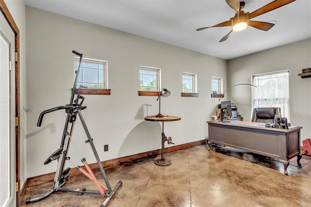 337 County Road 3535 Saltillo, TX 75478 - Photo 28 of 36 a view of a workspace with furniture