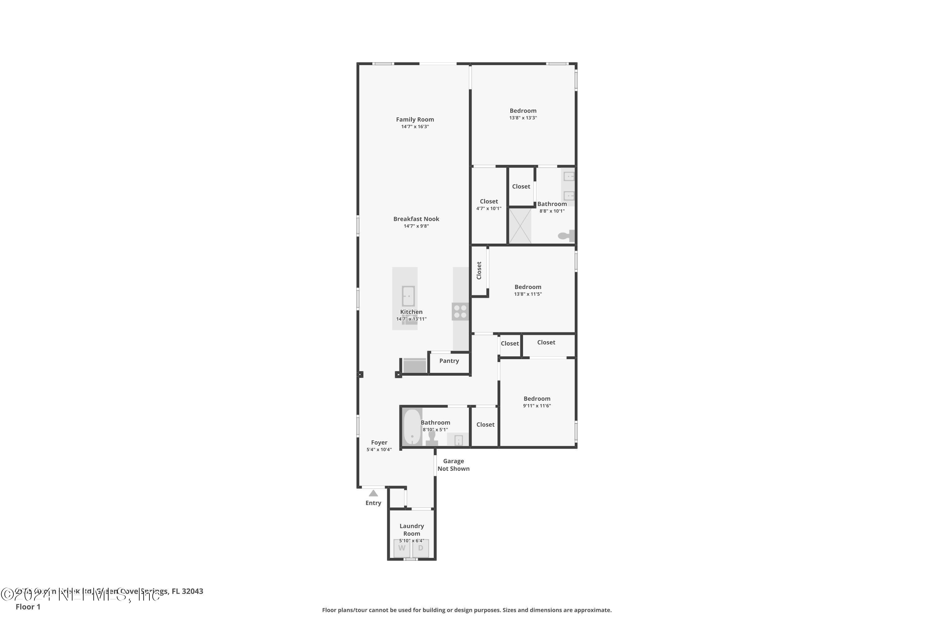 2535 Acorn Creek Road Green Cove Springs, FL 32043 - Photo 29 of 35 a picture of a floor plan