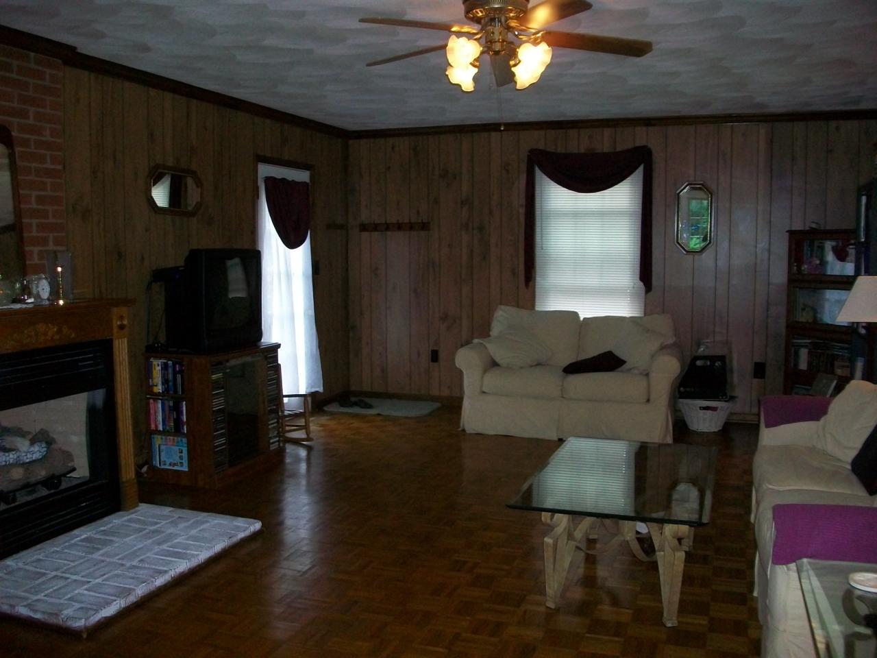 4336 Union Church Road Thaxton, VA 24174 - Photo 3 of 9 a living room with furniture and a fireplace