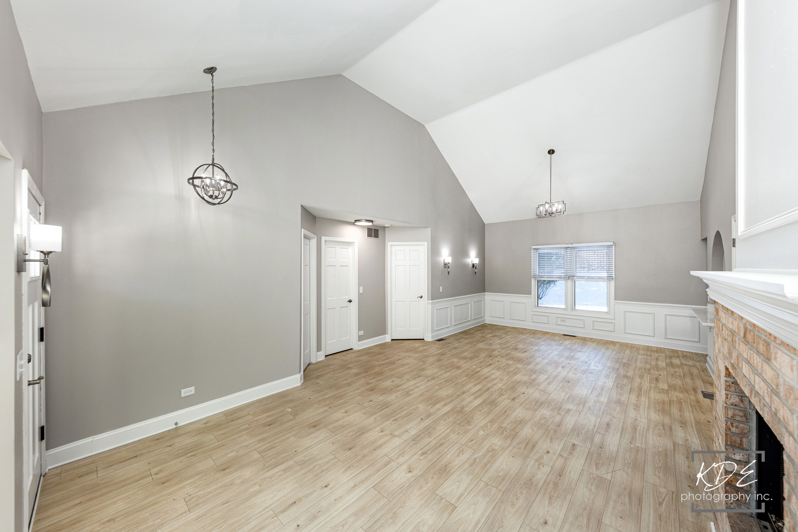 3027 Brossman Street Naperville, IL 60564 - Photo 2 of 42 a view of empty room with wooden floor and fan