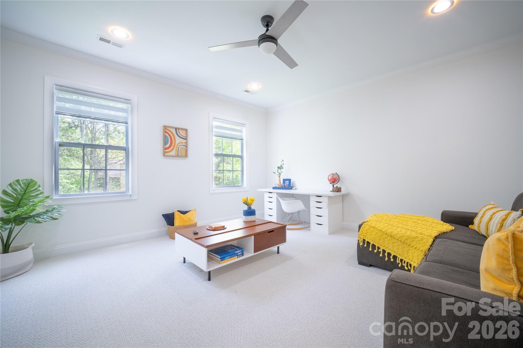 12058 Pelican Court Tega Cay, SC 29708 - Photo 33 of 43 a living room with furniture and a potted plant