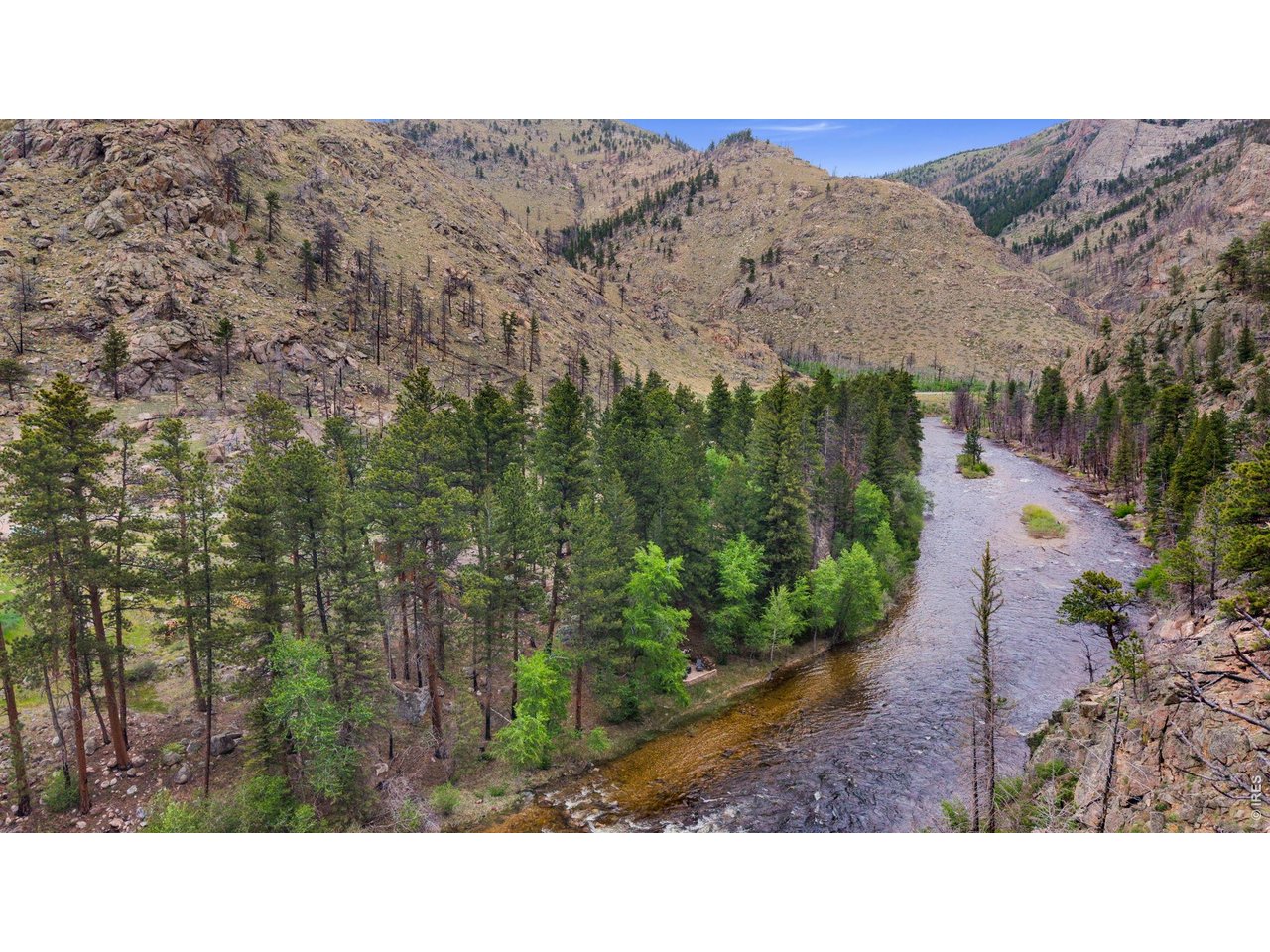 36917 Poudre Canyon Road Bellvue, CO 80512 - Photo 41 of 46 400 feet of river bottom!