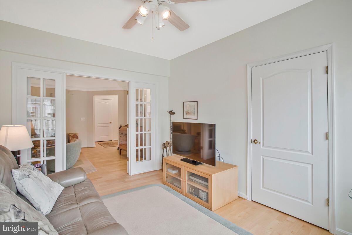7305 Maplecrest Road, Unit 407 Elkridge, MD 21075 - Photo 10 of 54 Den with French doors