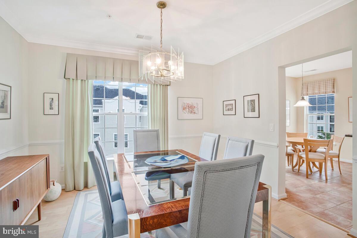 7305 Maplecrest Road, Unit 407 Elkridge, MD 21075 - Photo 11 of 54 Dining Room with French doors