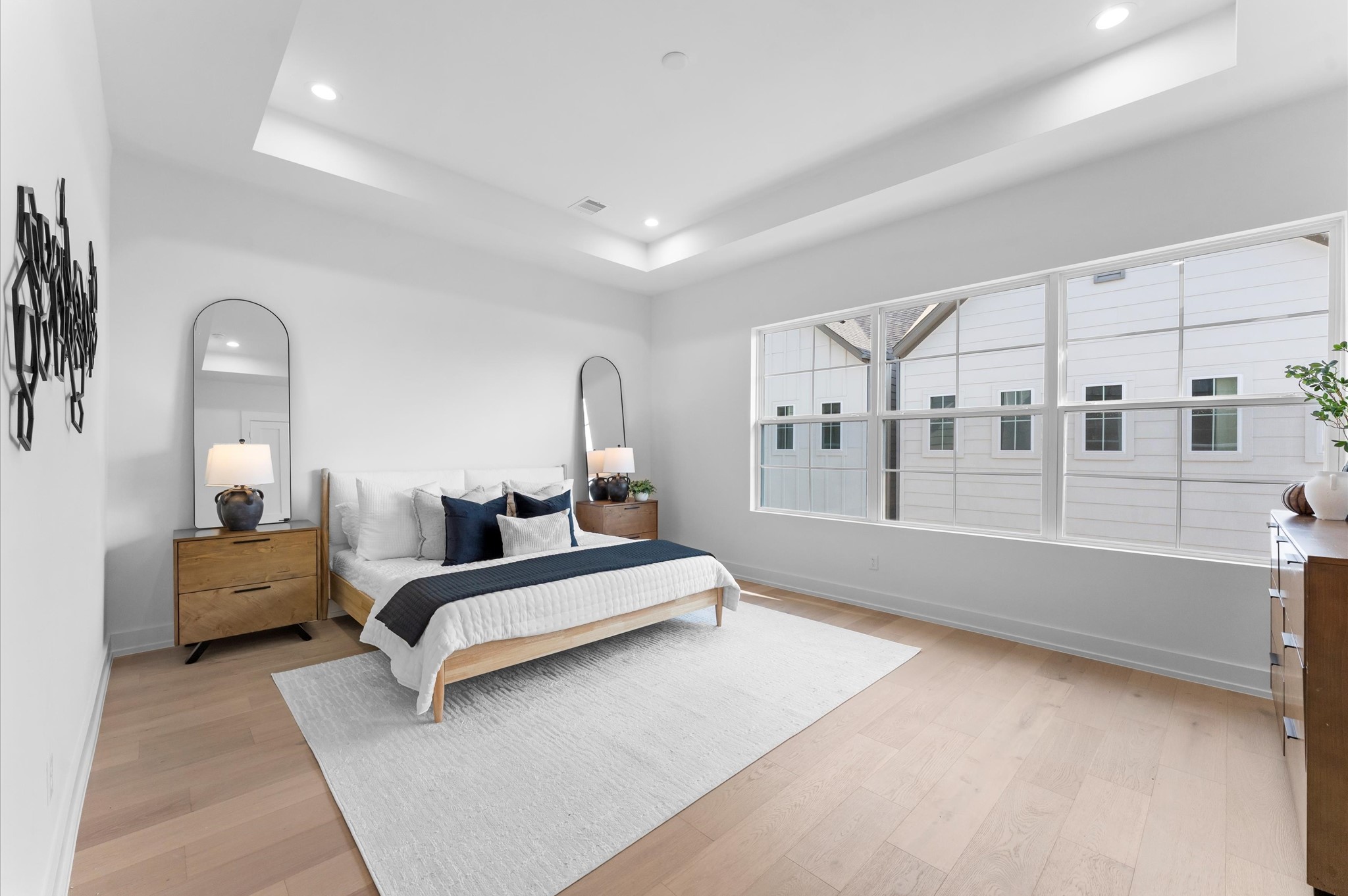 2916 Michaux Street Houston, TX 77009 - Photo 19 of 41 Oversized primary bedroom with tray ceiling is located on the third floor.