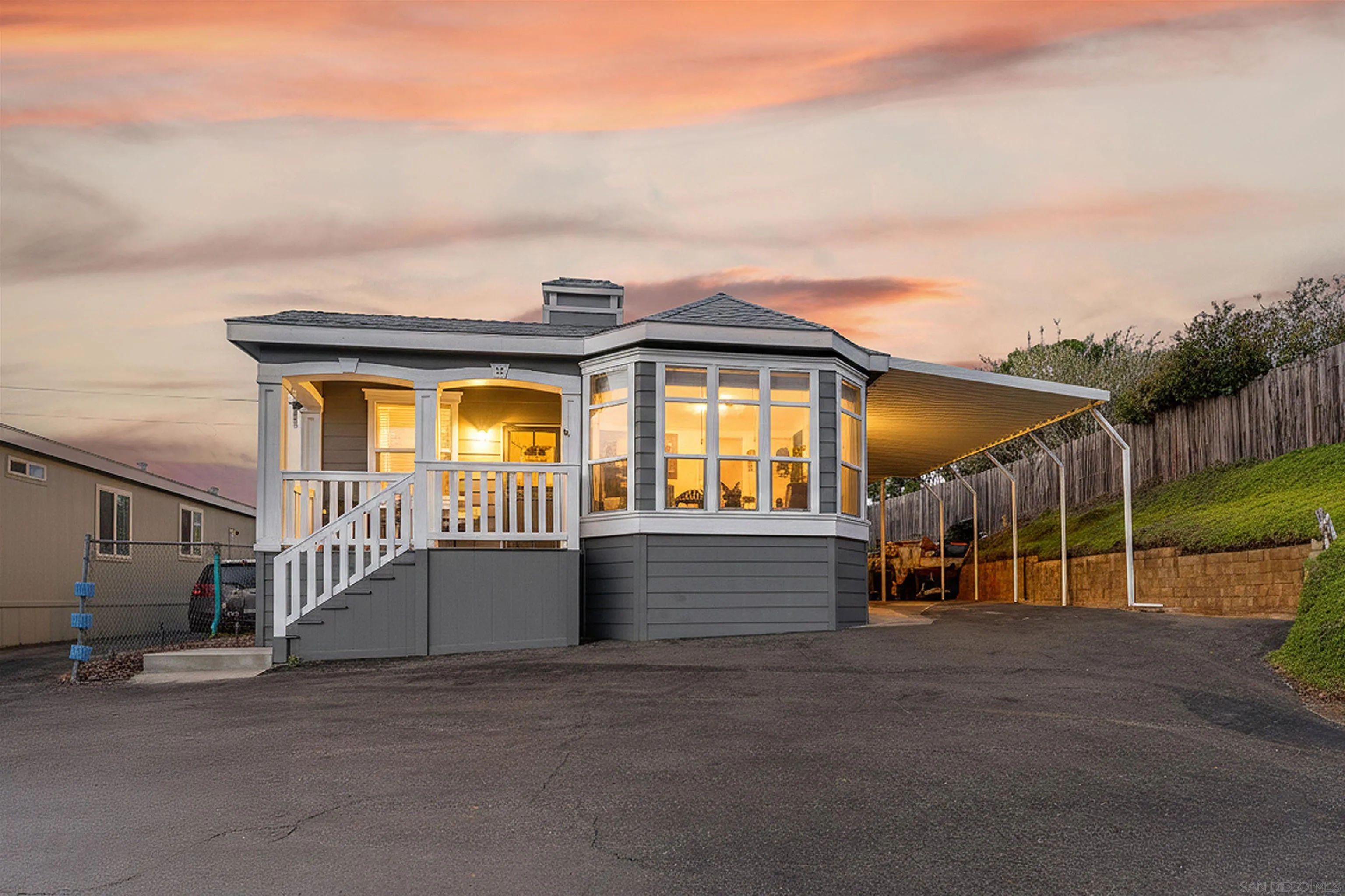 250 La Cresta Heights Road, Unit SPC 12 El Cajon, CA 92021 - Photo 6 of 36 a view of a house with a porch