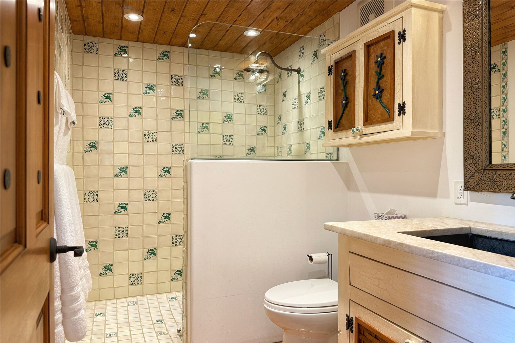1352 Bishops Lodge Road Santa Fe, NM 87506 - Photo 15 of 66 Lauging Horse bathroom