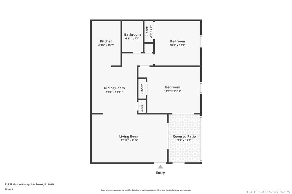 333 Southeast Martin Avenue, Unit 1A Stuart, FL 34996 - Photo 23 of 23 a picture of a wall with a white wall