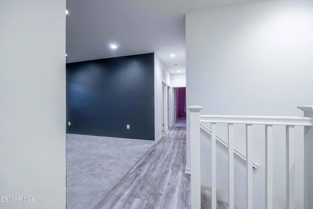 a view of livingroom with workspace