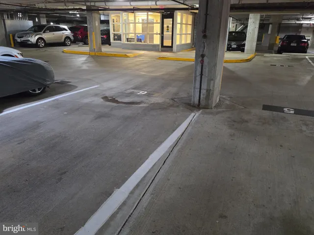 a view of a yard with a slide