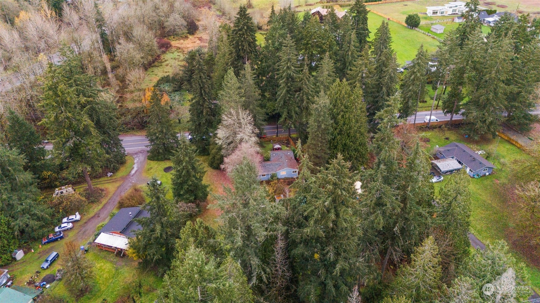 18337 Southeast May Valley Road Issaquah, WA 98027 - Photo 37 of 40 an aerial view of residential houses with outdoor space