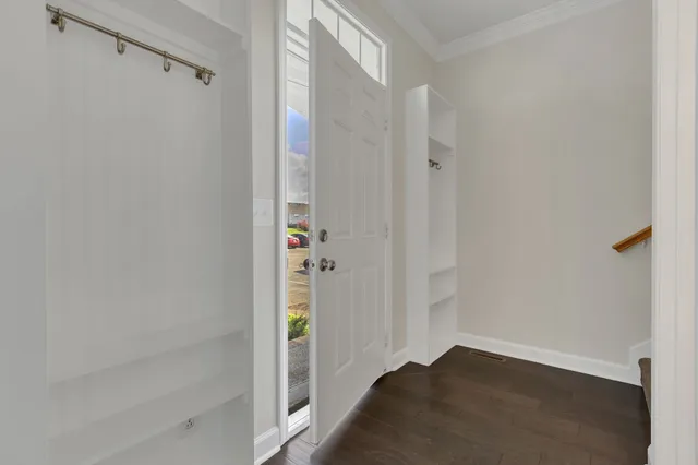 a view of closet area