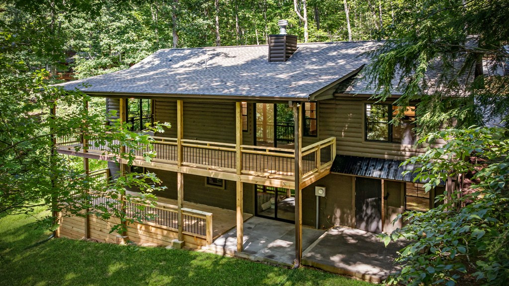 570 Cabin Trail Blue Ridge, GA 30513 - Photo 12 of 53 a view of small house with a yard