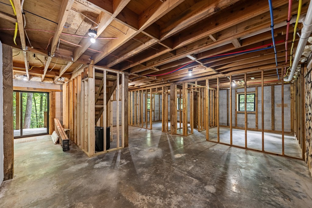 570 Cabin Trail Blue Ridge, GA 30513 - Photo 51 of 53 a view of an empty room with sliding door