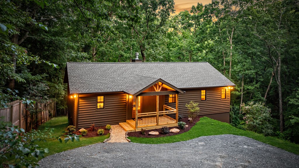 570 Cabin Trail Blue Ridge, GA 30513 - Photo 6 of 53 a backyard of a house with lots of green space